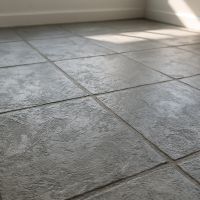 Sol carrelé : effet béton facile à peindre