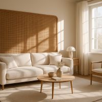 Mur en cannage : la touche nature chic