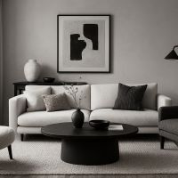 Déco noir et blanc : jouez sur les textures