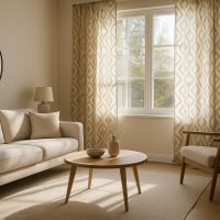 Rideaux géométriques : réveillez votre séjour