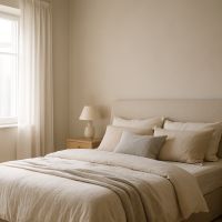 Couleurs apaisantes pour chambre adulte