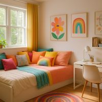 Idées déco stylées pour chambre ado fille