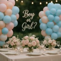 Idées déco gender reveal à couper le souffle